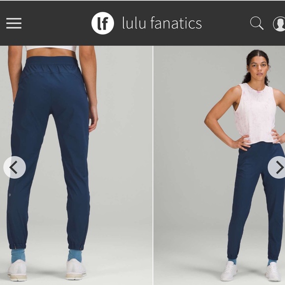 Lululemon Adapted State High-Rise Jogger Sz 2 Mineral Blue 2065 - Picture 1 of 8